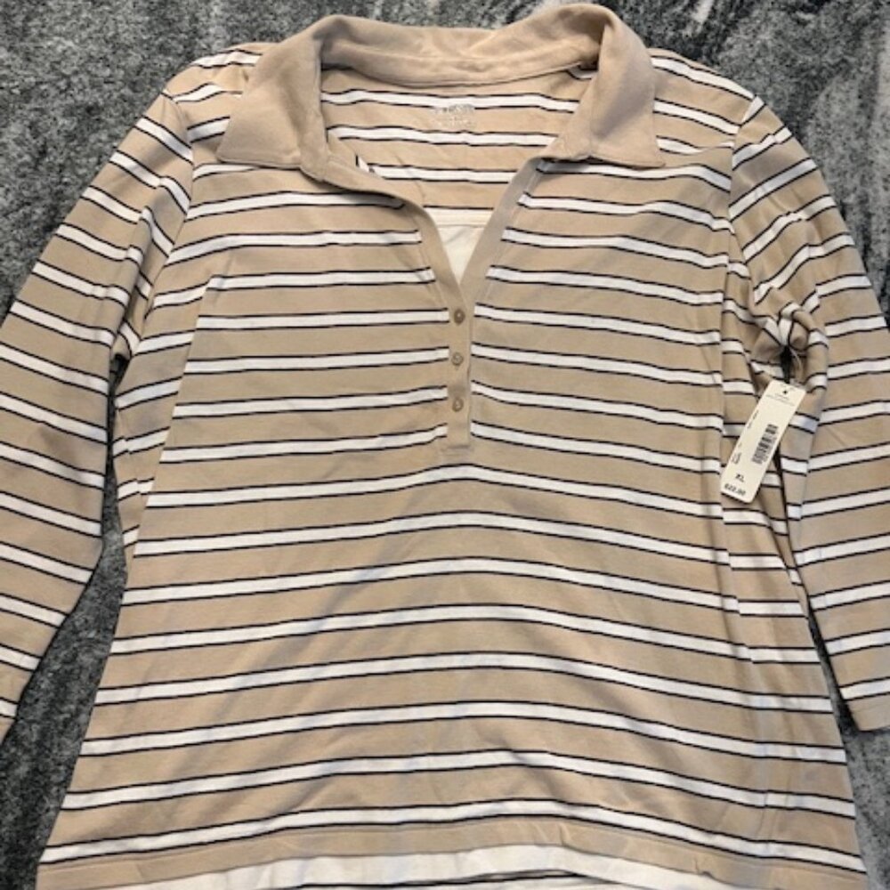 St. John's Bay Long-Sleeve collared‎ shirt